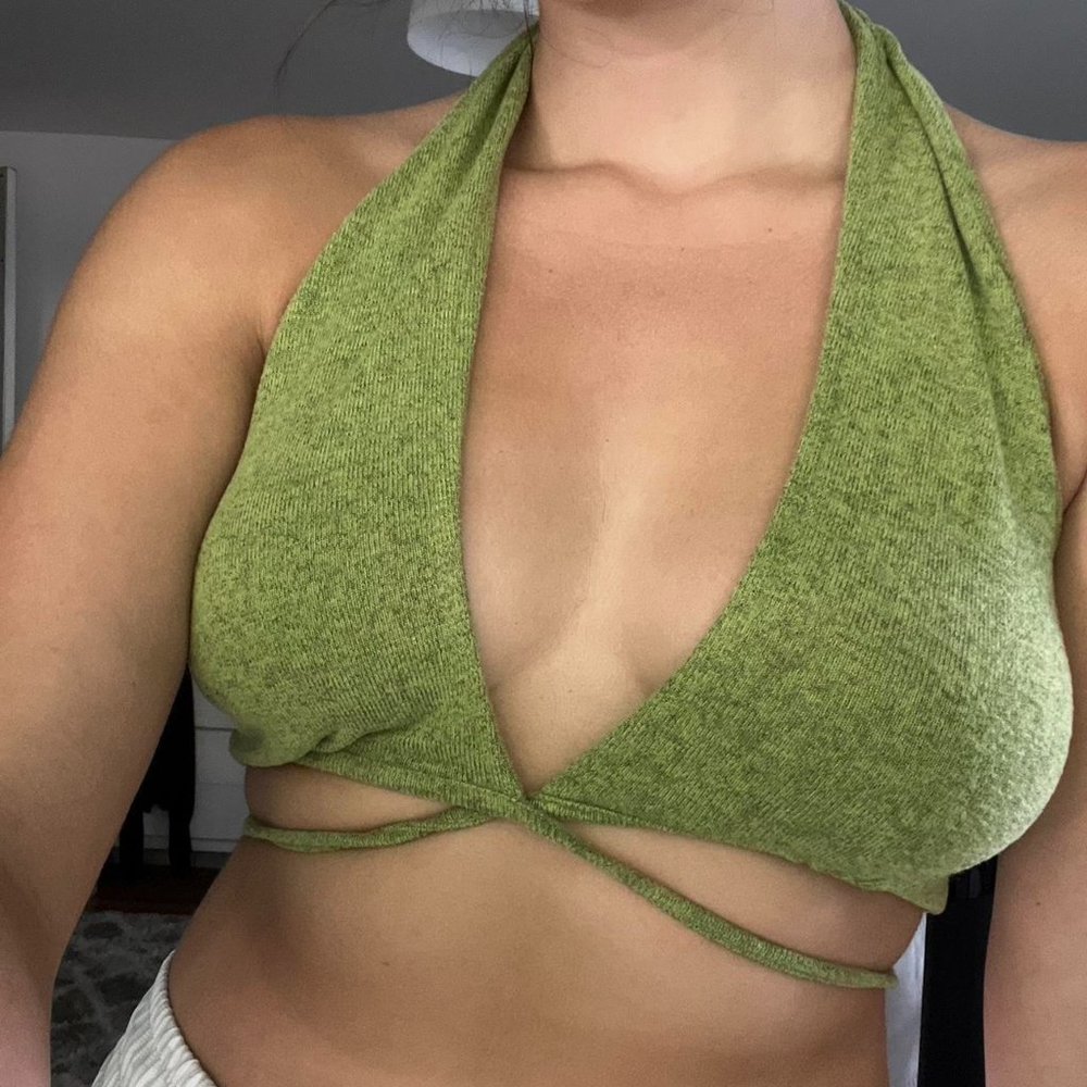 Green Adjustable Verge Girl Top